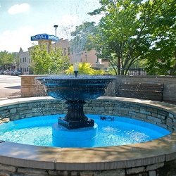 West suburban neighborhood