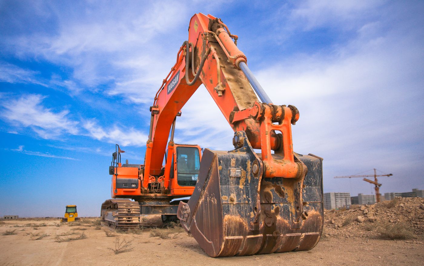 Construction and dumpster