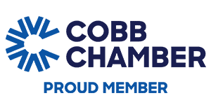 Cobb Chamber proud member badge